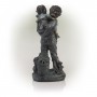 16" BOY GIVING PIGGYBACK RIDE STATUARY 