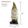 12" TALL GNOME WITH HANDS BEHIND HIM