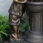 27" BOY DRINKING WATER OUT OF FOUNTAIN WITH LED LIGHT 