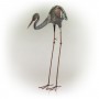 31" BOWING CRANE STAKE STATUE