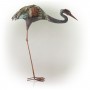 31" BOWING CRANE STAKE STATUE