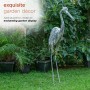 56" OUTDOOR METALLIC DEMOISELLE CRANE DÉCOR