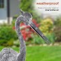 56" OUTDOOR METALLIC DEMOISELLE CRANE DÉCOR