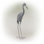 49" Alternate Outdoor Metallic Demoiselle Crane Décor