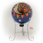 10" MOSAIC SUN AND MOON GAZING GLOBE 