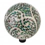 10" LEAFY MOSAIC GAZING GLOBE 