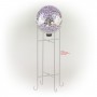 10" MOSAIC GLASS PURPLE GLOBE 