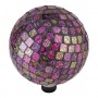 Purple and Gold Mosaic Gazing Globe
