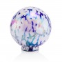 8" BLUE AND WHITE GAZING GLOBE WITH LED LIGHTS 8" BLUE AND WHITE GAZING GLOBE WITH LED LIGHTS 