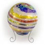 8" COLORFUL GAZING GLOBE WITH LED LIGHTS 