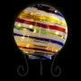 8" COLORFUL GAZING GLOBE WITH LED LIGHTS 