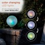 8" COLOR CHANGING GAZING GLOBE WITH LED LIGHTS