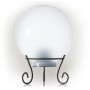 8" COLOR CHANGING GAZING GLOBE WITH LED LIGHTS