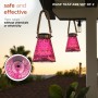 SOLAR PINK LED WASP TRAP - SET OF 2