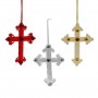 6" Cross Hanging Ornament