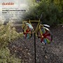 42" METAL BICYCLE WIND SPINNER GARDEN STAKE 