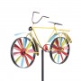 42" METAL BICYCLE WIND SPINNER GARDEN STAKE 