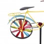 42" METAL BICYCLE WIND SPINNER GARDEN STAKE 