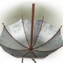 37" RUSTIC INVERTED LARGE UMBRELLA PLANTER GARDEN STAKE