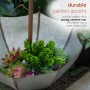 19" RUSTIC INVERTED UMBRELLA PLANTER GARDEN STAKE 