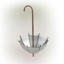 19" Rustic Inverted Umbrella Planter Garden Stake