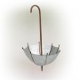 19" Rustic Inverted Umbrella Planter Garden Stake