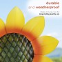 64" SPRING FESTIVE BLOOMING METALLIC SUNFLOWER GARDEN STAKE