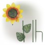 64" SPRING FESTIVE BLOOMING METALLIC SUNFLOWER GARDEN STAKE