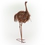 METAL OSTRICH STATUE 