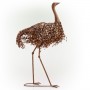 METAL OSTRICH STATUE 