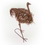 METAL OSTRICH STATUE 