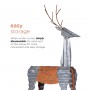 30" Metal Deer Decoration