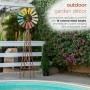 92" TALL METAL WINDMILL GARDEN STAND 