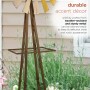 92" TALL METAL WINDMILL GARDEN STAND 