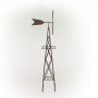 92" TALL METAL WINDMILL GARDEN STAND 