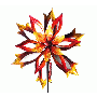 96" DOUBLE-SIDED FLAME SPINNING GARDEN STAKE