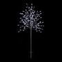 58" Frosty Christmas Snowflake Tree with Cool White LED Lights