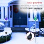 Alpine Corporation Holiday Décor Acrylic Snowman Stakes with Solar Color Changing LED Lights, 2-Pack