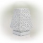Alpine Corporation 10" Tall Tabletop Lamp with Chain Style Filament LED Lights