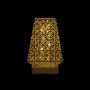 Alpine Corporation 10" Tall Tabletop Lamp with Chain Style Filament LED Lights