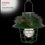 Alpine Corporation Holiday Décor Acrylic Snowman Stakes with Solar Color Changing LED Lights, 2-Pack