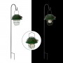 Alpine Corporation Holiday Décor Acrylic Snowman Stakes with Solar Color Changing LED Lights, 2-Pack