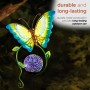SOLAR BLUE BUTTERFLY WIND CHIME WITH LED LIGHTS SOLAR BLUE BUTTERFLY WIND CHIME WITH LED LIGHTS 