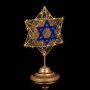 Alpine Corporation Hanukkah Star of David Tabletop Decoration