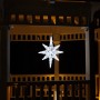 Alpine Corporation 3D Hanging Star Christmas Décor with LED Lights