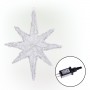 Alpine Corporation 3D Hanging Star Christmas Décor with LED Lights