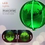 12" Christmas Ball Ornament w/240 Chasing LED Lights
