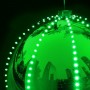 12" Christmas Ball Ornament w/240 Chasing LED Lights