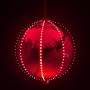 12" Christmas Ball Ornament w/240 Chasing LED Lights