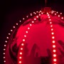 12" Christmas Ball Ornament w/240 Chasing LED Lights